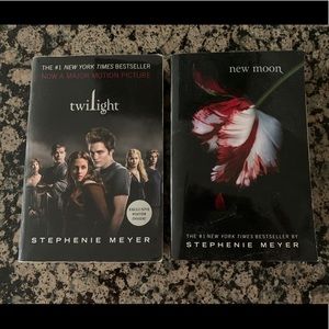 twilight & new moon by Stephenie Meyer paperback